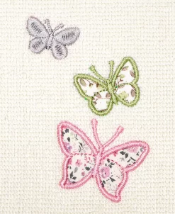 Linum Home Textiles Turkish Cotton Mariposa Embellished Fingertip Towel Set, 2 Piece -Avanti Linens Shop 23171427 fpx