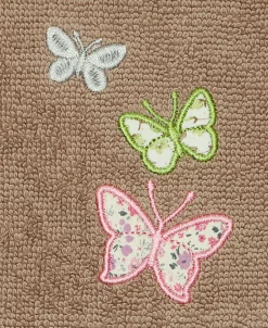 Linum Home Textiles Turkish Cotton Mariposa Embellished Towel Set, 3 Piece -Avanti Linens Shop 23171527 fpx