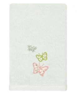 Linum Home Textiles Turkish Cotton Mariposa Embellished Towel Set, 3 Piece -Avanti Linens Shop 23172481 fpx