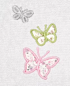 Linum Home Textiles Turkish Cotton Mariposa Embellished Towel Set, 3 Piece -Avanti Linens Shop 23173222 fpx