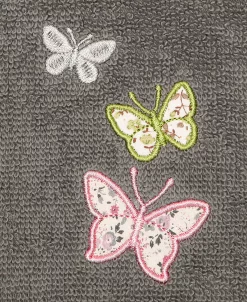 Linum Home Textiles Turkish Cotton Mariposa Embellished Towel Set, 3 Piece -Avanti Linens Shop 23173534 fpx