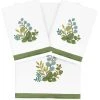 Linum Home Textiles Turkish Cotton Botanica Embellished Towel Set, 3 Piece -Avanti Linens Shop 23173777 fpx