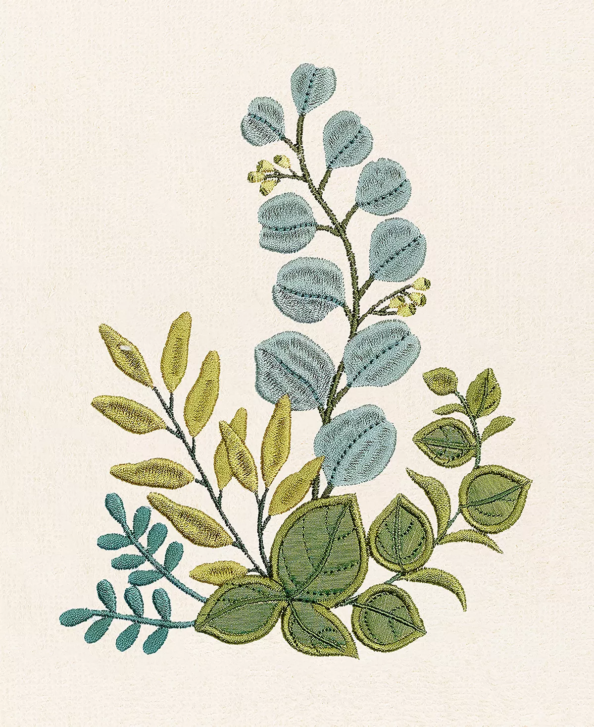 Linum Home Textiles Turkish Cotton Botanica Embellished Towel Set, 3 Piece 9 Linum Home Textiles Turkish Cotton Botanica Embellished Towel Set, 3 Piece - Image 7