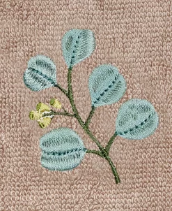 Linum Home Textiles Turkish Cotton Botanica Embellished Fingertip Towel Set, 2 Piece -Avanti Linens Shop 23174062 fpx