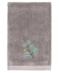 Linum Home Textiles Turkish Cotton Botanica Embellished Fingertip Towel Set, 2 Piece -Avanti Linens Shop 23175025 fpx