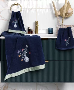 Linum Home Textiles Turkish Cotton Stella Embellished Towel Set, 4 Piece -Avanti Linens Shop 23175367 fpx