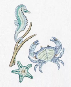 Linum Home Textiles Turkish Cotton Aaron Embellished Towel Set, 4 Piece -Avanti Linens Shop 23175457 fpx