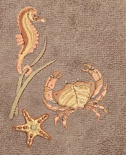 Linum Home Textiles Turkish Cotton Aaron Embellished Towel Set, 4 Piece -Avanti Linens Shop 23175506 fpx