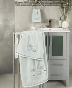 Linum Home Textiles Turkish Cotton Figi Embellished Towel Set, 4 Piece -Avanti Linens Shop 23177453 fpx