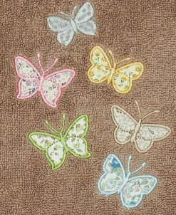 Linum Home Textiles Turkish Cotton Mariposa Embellished Towel Set, 4 Piece -Avanti Linens Shop 23177591 fpx
