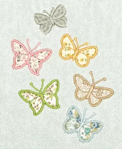 Linum Home Textiles Turkish Cotton Mariposa Embellished Towel Set, 4 Piece -Avanti Linens Shop 23177621 fpx