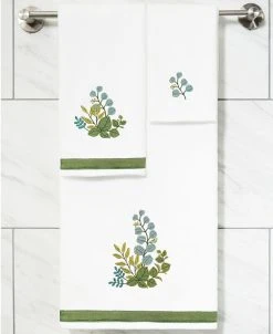 Linum Home Textiles Turkish Cotton Botanica Embellished Towel Set, 4 Piece 18 Linum Home Textiles Turkish Cotton Botanica Embellished Towel Set, 4 Piece -Avanti Linens Shop 23177888 fpx