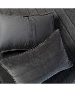 Bokser Home Luxury Cotton Channel Stitched Velvet Quilted Sham Set - Standard -Avanti Linens Shop 23358340 fpx