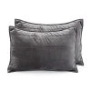Bokser Home Luxury Cotton Channel Stitched Velvet Quilted Sham Set - Standard -Avanti Linens Shop 23358343 fpx