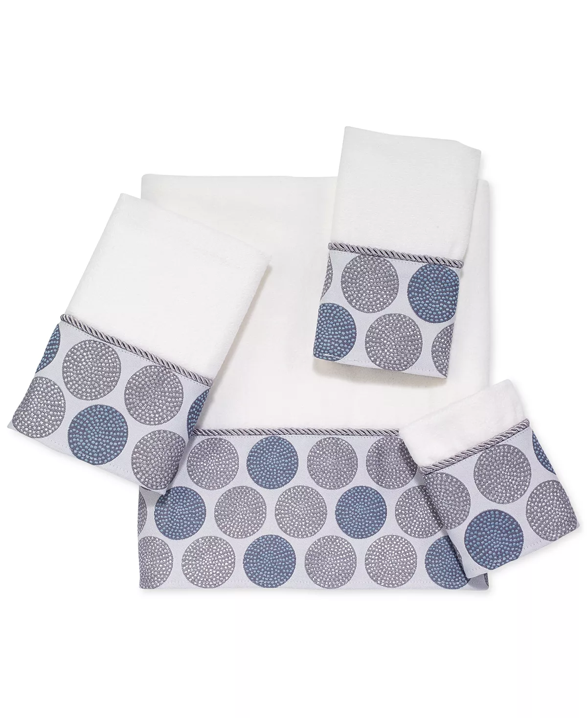 Avanti Dotted Circles Bath Towel 4 Avanti Dotted Circles Bath Towel - Image 2