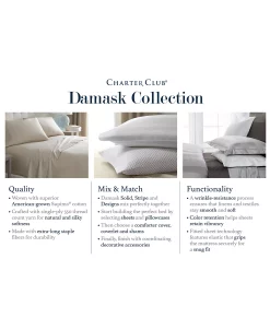 Charter Club 1.5 Stripe 550 Thread Count 100% Supima Cotton Fitted Sheet, Twin, Created For Macy's 16 Charter Club 1.5 Stripe 550 Thread Count 100% Supima Cotton Fitted Sheet, Twin, Created For Macy's -Avanti Linens Shop 8514977 fpx