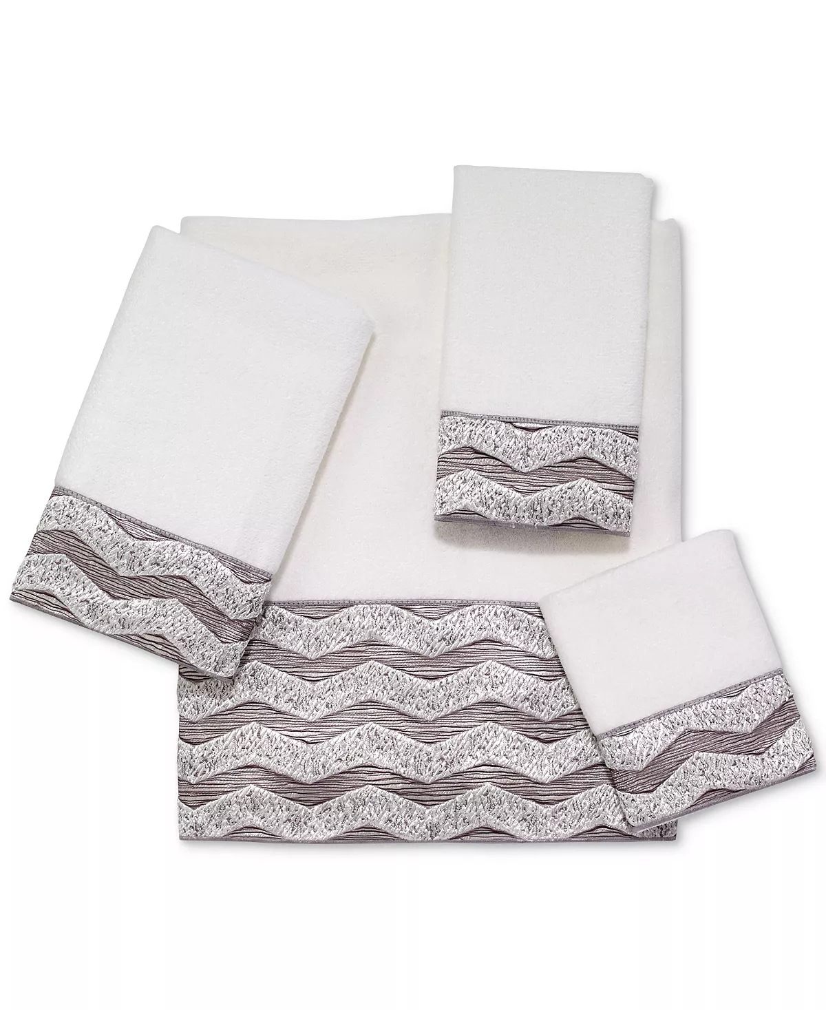 Avanti Galaxy Chevron 16 X 30 Hand Towel 3 Avanti Galaxy Chevron 16 X 30 Hand Towel
