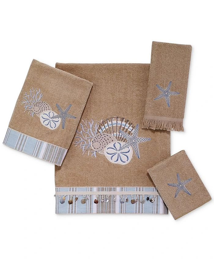 Avanti By The Sea Fingertip Towel, 11x18 3 Avanti By The Sea Fingertip Towel, 11x18