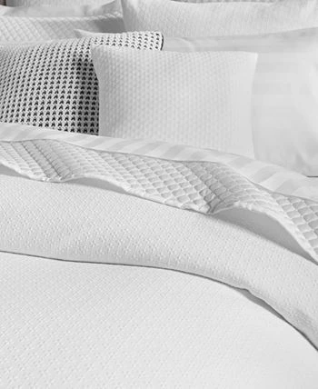 Charter Club Diamond Dot 300 Thread Count Cotton 2-Pc. Duvet Cover Set, Twin, Created For Macy's 7 Charter Club Diamond Dot 300 Thread Count Cotton 2-Pc. Duvet Cover Set, Twin, Created For Macy's - Image 5