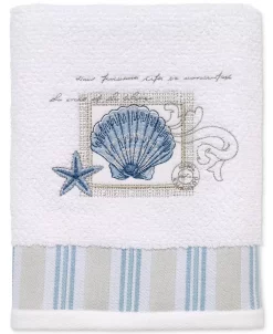 Avanti Island View Cotton Embroidered Bath Towel