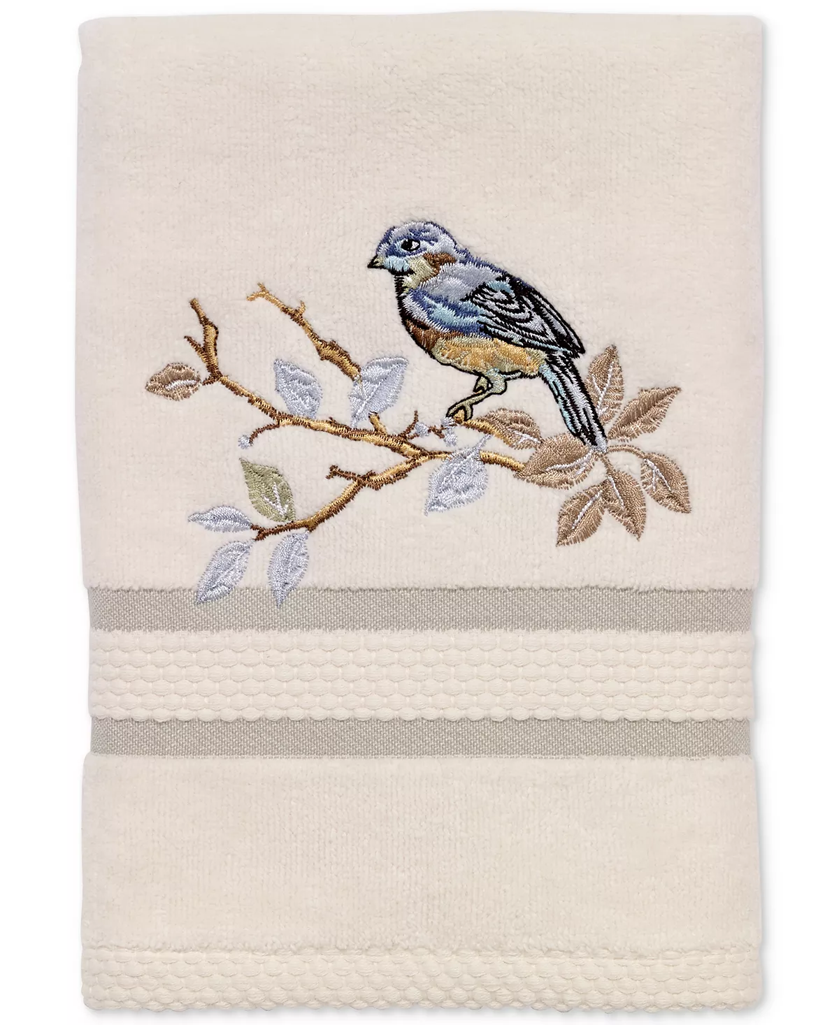 Avanti Love Nest Cotton Embroidered Bath Towel 6 Avanti Love Nest Cotton Embroidered Bath Towel - Image 4