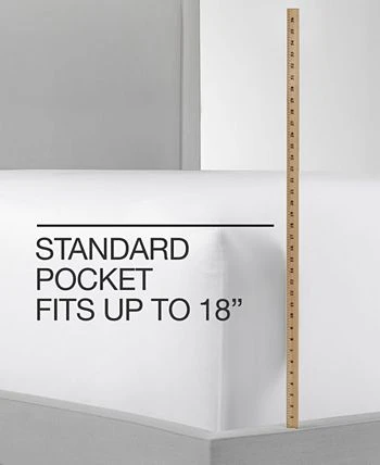 Charter Club 1.5 Stripe 550 Thread Count 100% Supima Cotton Fitted Sheet, Twin, Created For Macy's 5 Charter Club 1.5 Stripe 550 Thread Count 100% Supima Cotton Fitted Sheet, Twin, Created For Macy's - Image 3