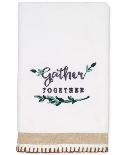 Avanti Modern Farmhouse Cotton Embroidered Bath Towel -Avanti Linens Shop 9885867 fpx